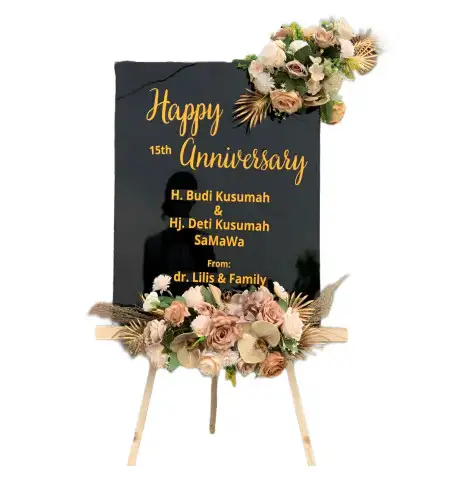 Papan Bunga Akrilik Lengking