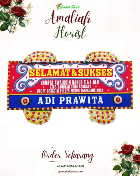 Papan Bunga Ucapan Selamat Lengking